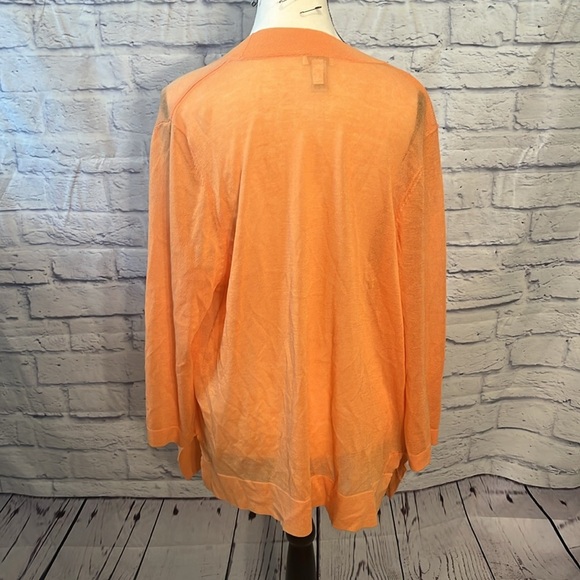 Chico’s Lightweight Cardigan Sweater Open Front 3/4 Sleeves Chicos Size 3 XL - Picture 4 of 7